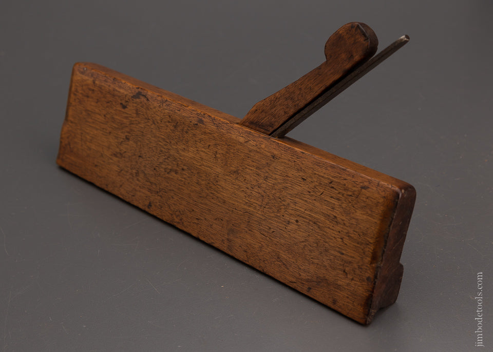 18th Century Yellow Birch H. WETHEREL IN NORTON 9 3/4 Inch Moulding Plane - EXCELSIOR 104966