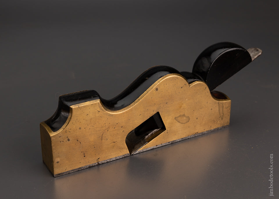 Spectacular Gunmetal & Ebony Infill Shoulder Plane - EXCELSIOR 105260
