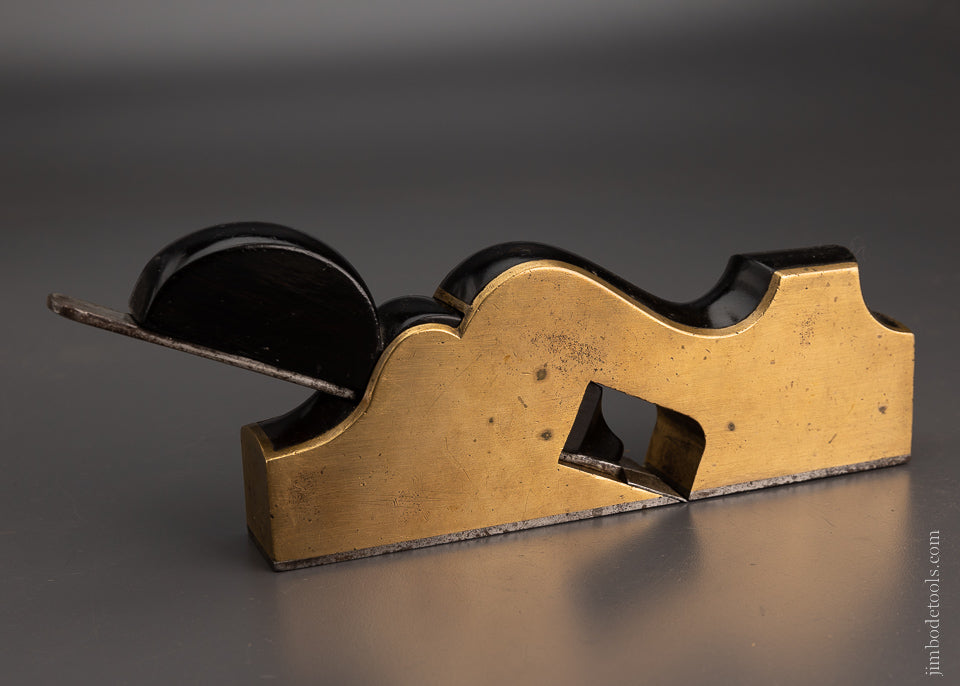 Spectacular Gunmetal & Ebony Infill Shoulder Plane - EXCELSIOR 105260