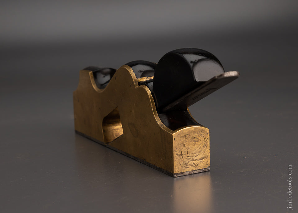 Spectacular Gunmetal & Ebony Infill Shoulder Plane - EXCELSIOR 105260