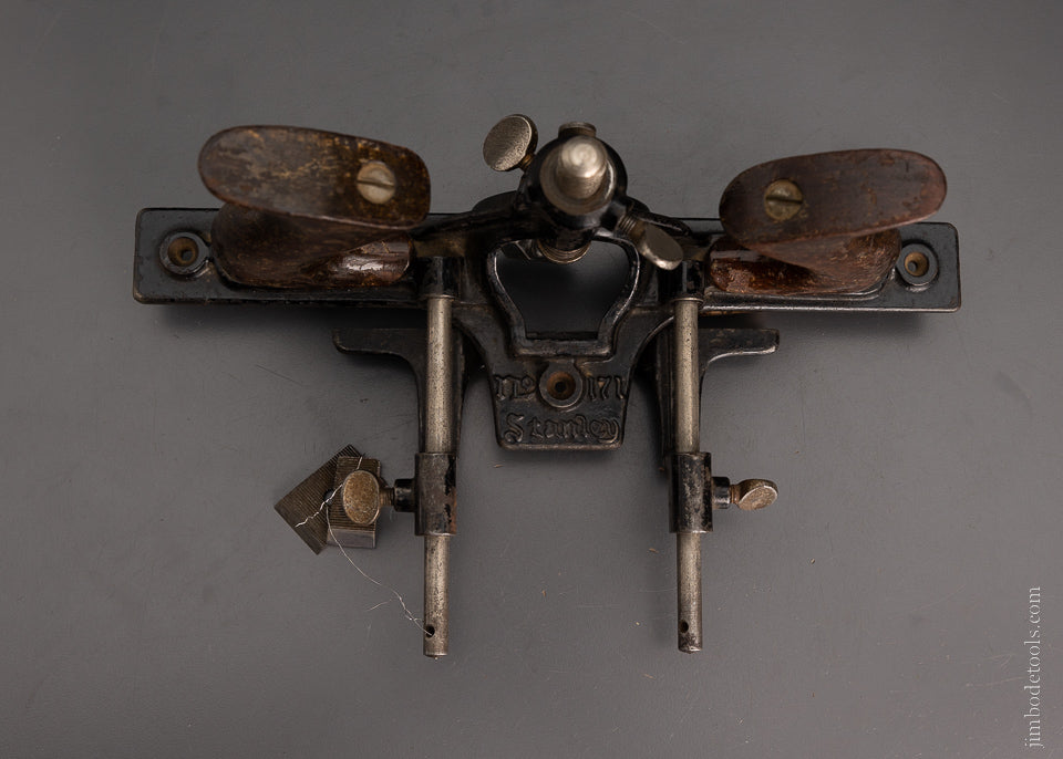 Rare & Fine STANLEY No. 171 Router Plane with Fence & All 3 Cutters - EXCELSIOR 105297