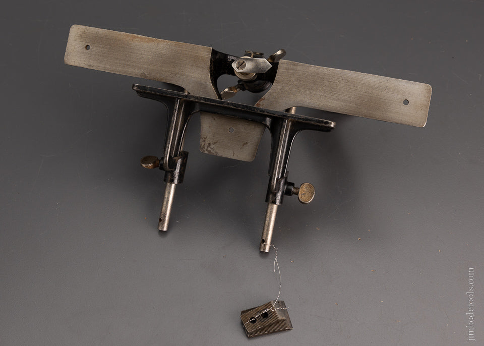 Rare & Fine STANLEY No. 171 Router Plane with Fence & All 3 Cutters - EXCELSIOR 105297