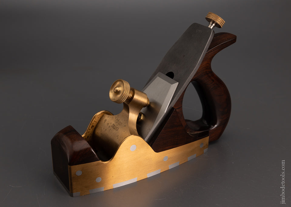 Spectacular SAUER & STEINER No. A-5 Gunmetal Infill Smooth Plane - EXCELSIOR 105327