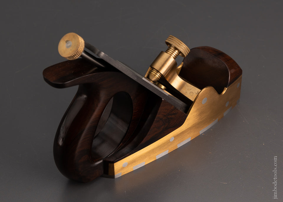 Spectacular SAUER & STEINER No. A-5 Gunmetal Infill Smooth Plane - EXCELSIOR 105327