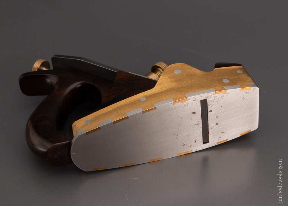 Spectacular SAUER & STEINER No. A-5 Gunmetal Infill Smooth Plane - EXCELSIOR 105327