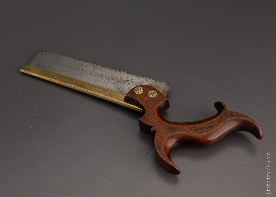 Remarkable 7 Inch Brass Back Dovetail Saw by BLYTHE - EXCELSIOR 105654
