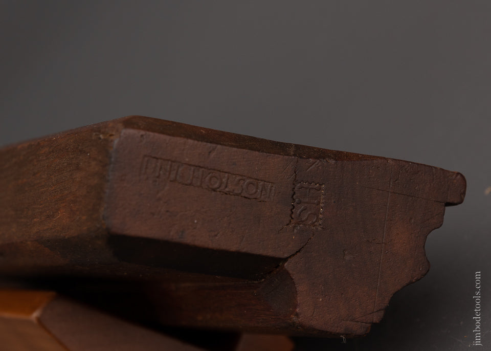 Spectacular I. NICHOLSON Yellow Birch Complex Moulding Plane - EXCELSIOR 105680