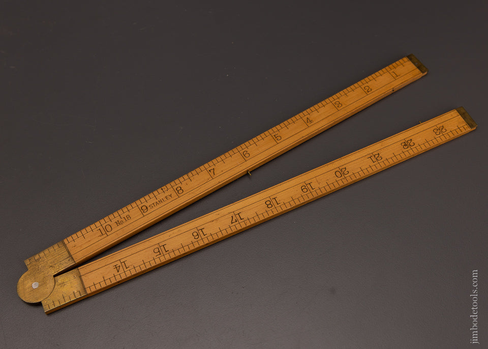 Mint Premium STANLEY No. 18 Boxwood Rule - EXCELSIOR 106471