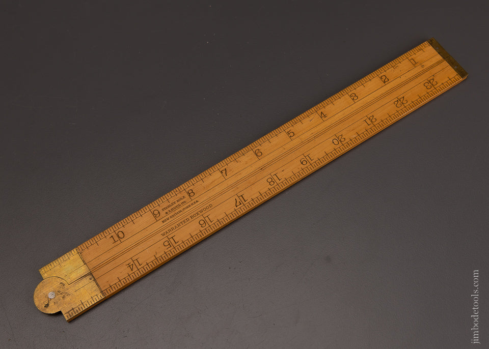 Mint Premium STANLEY No. 18 Boxwood Rule - EXCELSIOR 106471