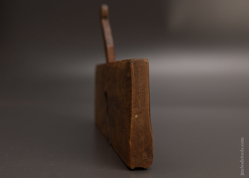 Fine 18th Century Yellow Birch “ION*BALLOU PROVIDENCE” 10 Inch Moulding Plane - EXCELSIOR 106501