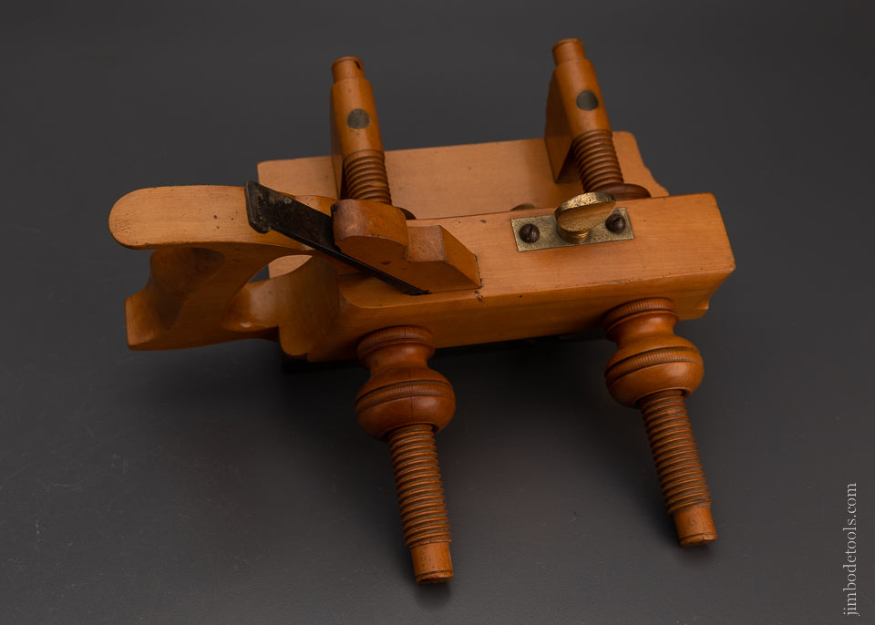 Amazing Solid Boxwood Plow Plane by “A.C. BARTLETT’S OHIO PLANES” - EXCELSIOR 106602