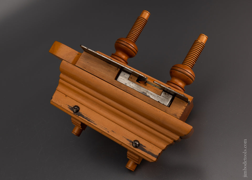 Amazing Solid Boxwood Plow Plane by “A.C. BARTLETT’S OHIO PLANES” - EXCELSIOR 106602