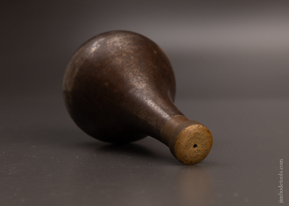 Early & Elegant Brass Topped Iron Plumb Bob - EXCELSIOR 106744
