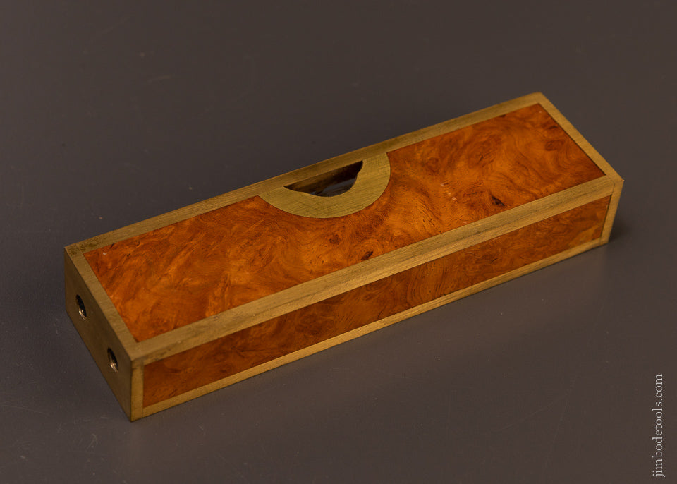 Sweet AMBOYNA Burl STRATTON Level by BARRY WEAVER - EXCELSIOR 106900