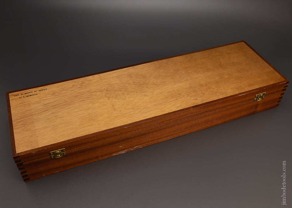 Spectacular Ebony Stuffed Gunmetal & Steel Dovetailed 24 Inch Jointer Plane by G. ENTWISTLE - EXCELSIOR 106907