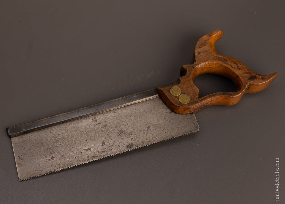Remarkable Miniature Dovetail Saw Signed “M.H. TROTTER PHILA” - EXCELSIOR 107003