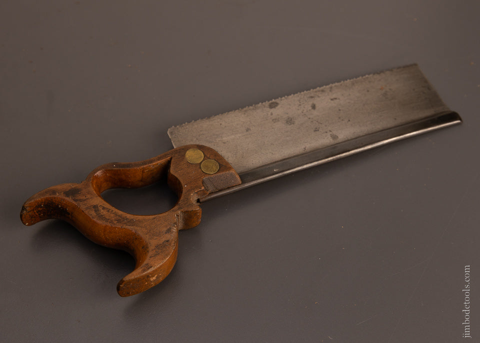 Remarkable Miniature Dovetail Saw Signed “M.H. TROTTER PHILA” - EXCELSIOR 107003
