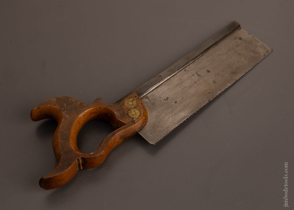 Remarkable Miniature Dovetail Saw Signed “M.H. TROTTER PHILA” - EXCELSIOR 107003