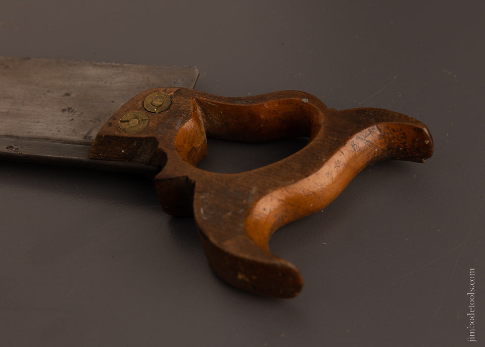 Remarkable Miniature Dovetail Saw Signed “M.H. TROTTER PHILA” - EXCELSIOR 107003