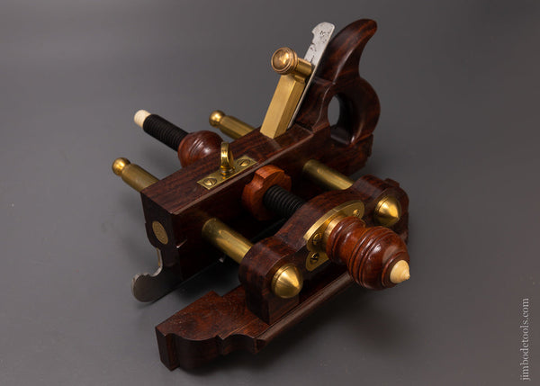 Spectacular 3 Arm Rosewood Plow Plane by R.M. SOULE - EXCELSIOR 107095