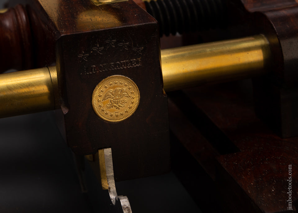 Spectacular 3 Arm Rosewood Plow Plane by R.M. SOULE - EXCELSIOR 107095