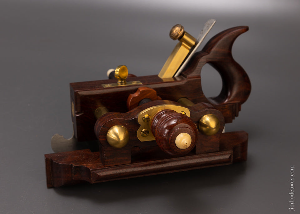 Spectacular 3 Arm Rosewood Plow Plane by R.M. SOULE - EXCELSIOR 107095