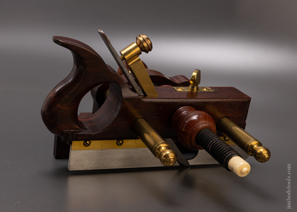 Spectacular 3 Arm Rosewood Plow Plane by R.M. SOULE - EXCELSIOR 107095