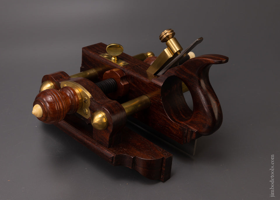 Spectacular 3 Arm Rosewood Plow Plane by R.M. SOULE - EXCELSIOR 107095