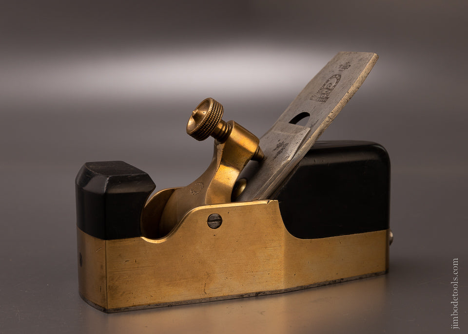 Rare & Fine! NORRIS No. 14G Gunmetal and Ebony Smooth Plane - EXCELSIOR 107174 - AS OF APR 24