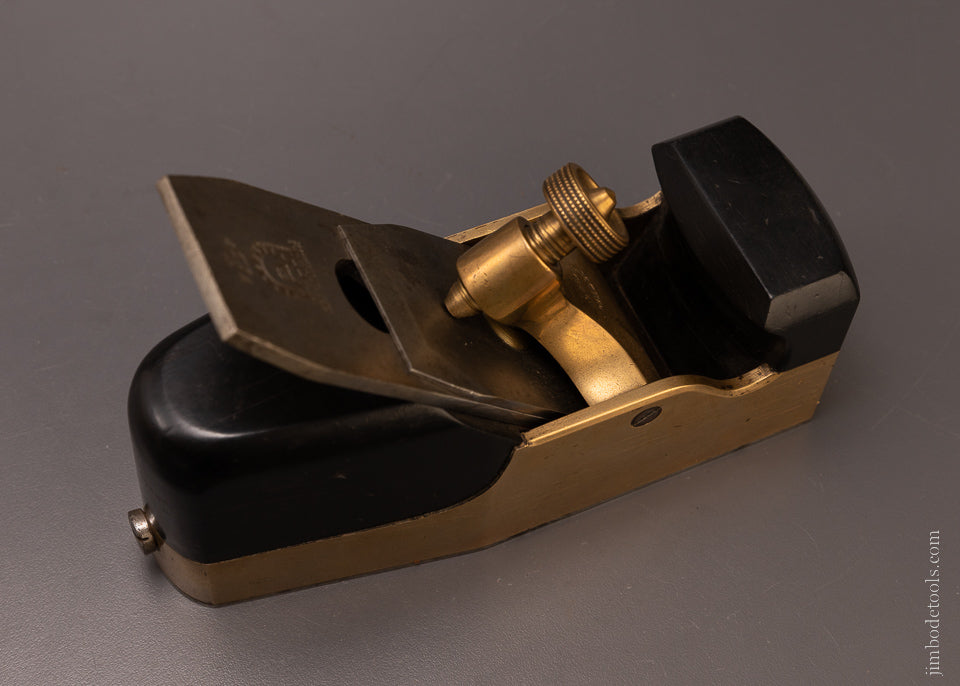 Rare & Fine! NORRIS No. 14G Gunmetal and Ebony Smooth Plane - EXCELSIOR 107174 - AS OF APR 24
