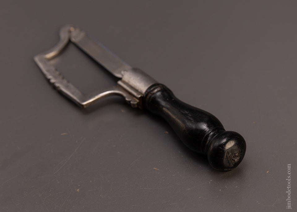 Fabulous Diminutive Ebony Handled Armorer’s Saw 18th Century - EXCELSIOR 107180