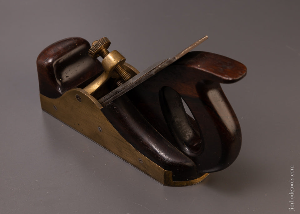 Very Rare SIGNED THACKERAY Gunmetal Infill Smooth Plane - EXCELSIOR 107263