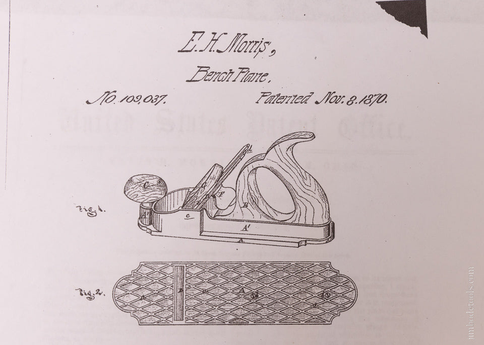 Perfect 21 1/2 Inch MORRIS PATENT Jointer Plane - EXCELSIOR 107274