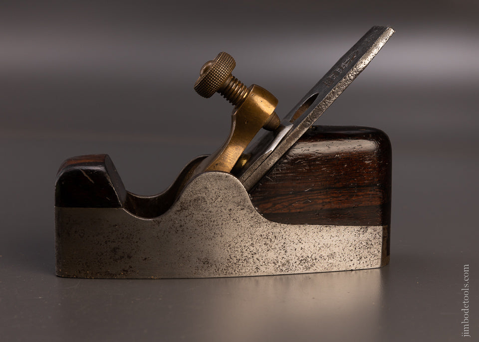 Tiny SPIERS Rosewood Infill Dovetailed Steel Smooth Plane - EXCELSIOR 107374