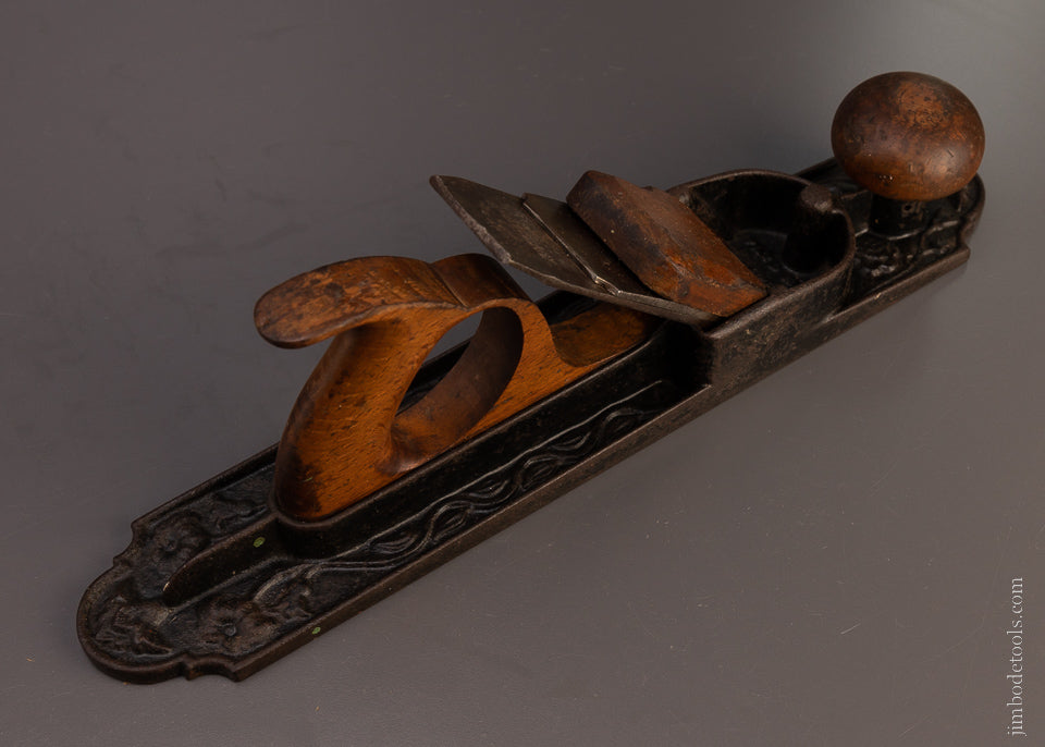 Fine Decorative Floral Pattern MORRIS PATENT Bench Plane - EXCELSIOR 107449