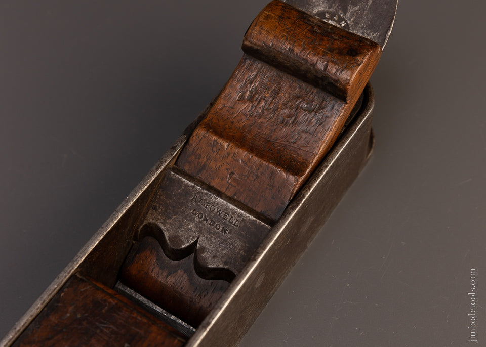 Fine “RT TOWELL” Dovetailed Infill Miter Plane - EXCELSIOR 107542
