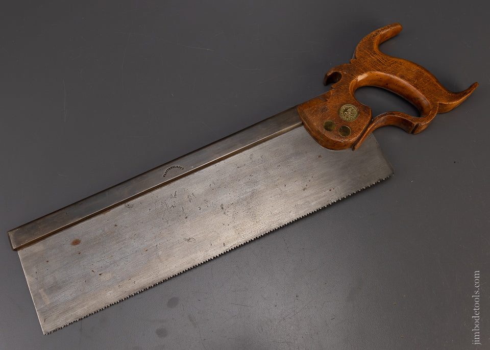 Very Rare “PLATT & HOLROYD” N.Y., N.Y. 14 Inch Back Saw Ca. 1840 - EXCELSIOR 107616