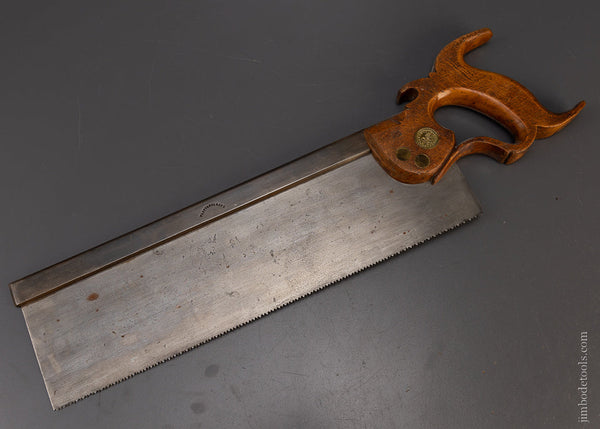 Very Rare “PLATT & HOLROYD” N.Y., N.Y. 14 Inch Back Saw Ca. 1840 - EXCELSIOR 107616