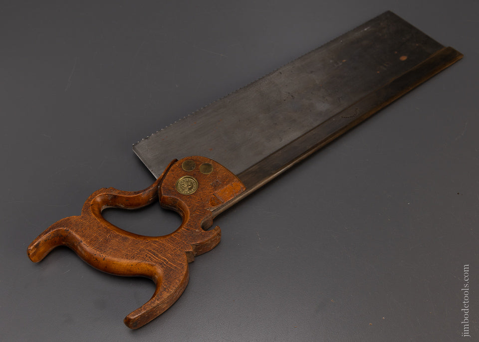 Very Rare “PLATT & HOLROYD” N.Y., N.Y. 14 Inch Back Saw Ca. 1840 - EXCELSIOR 107616