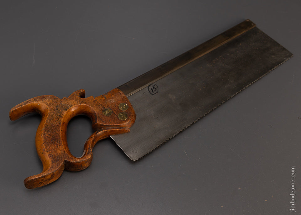 Very Rare “PLATT & HOLROYD” N.Y., N.Y. 14 Inch Back Saw Ca. 1840 - EXCELSIOR 107616