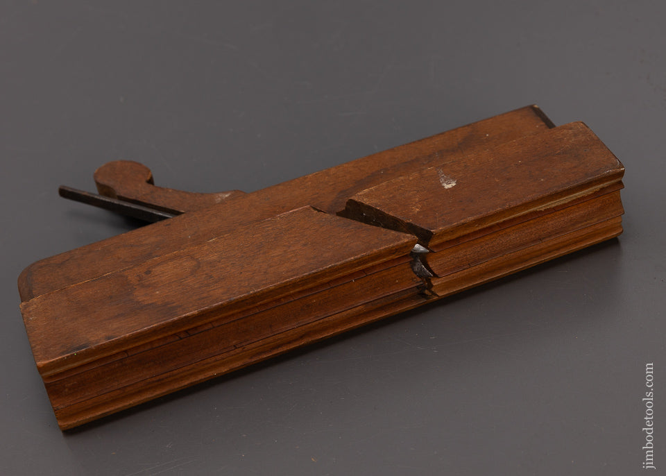 Extra Fine A. SMITH REHOBOTH Yellow Birch Crispy Complex Moulding Plane - EXCELSIOR 107779
