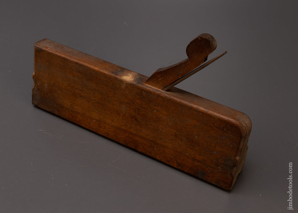 Drop Dead Mint 18th Century Yellow Birch 10 Inch Crispy Complex Moulding Plane by JO FULLER PROVIDENCE - EXCELSIOR 108033