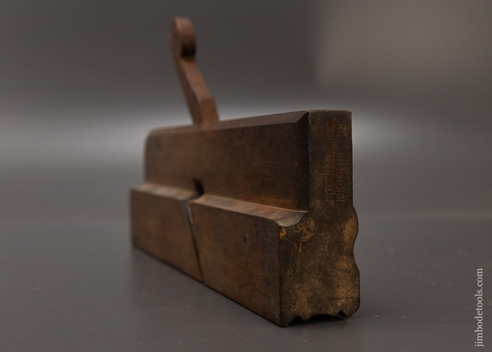 Mint 18th Century 10 Inch Yellow Birch Moulding Plane by JO FULLER PROVIDENCE - EXCELSIOR 108050