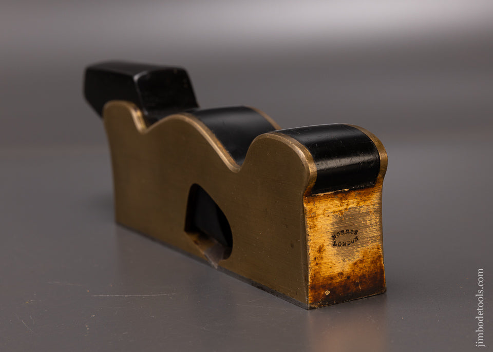 Fat NORRIS No. 20E Gunmetal & Ebony Low Angle Shoulder Plane - EXCELSIOR 108221