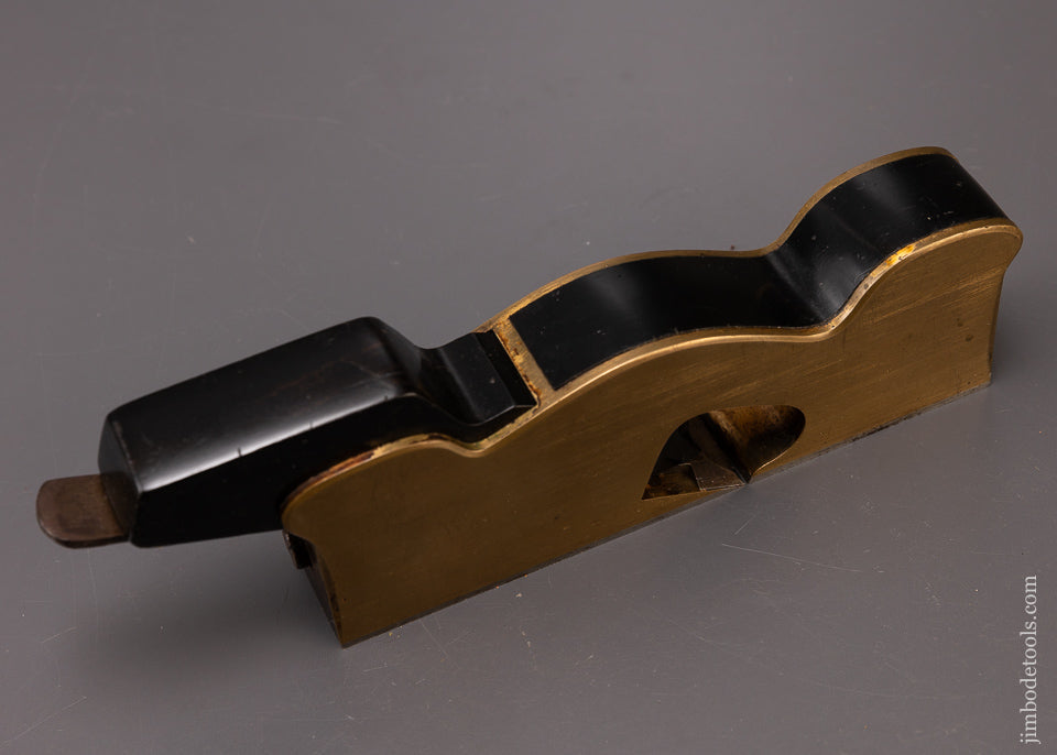 Fat NORRIS No. 20E Gunmetal & Ebony Low Angle Shoulder Plane - EXCELSIOR 108221