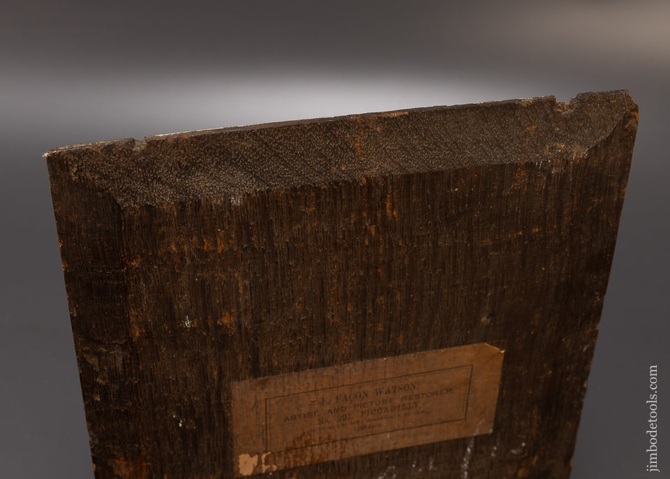 Spectacular Find! 17th CENTURY OIL ON BOARD of a Wood Turner’s Workshop with Lathe Tools - EXCELSIOR 108279