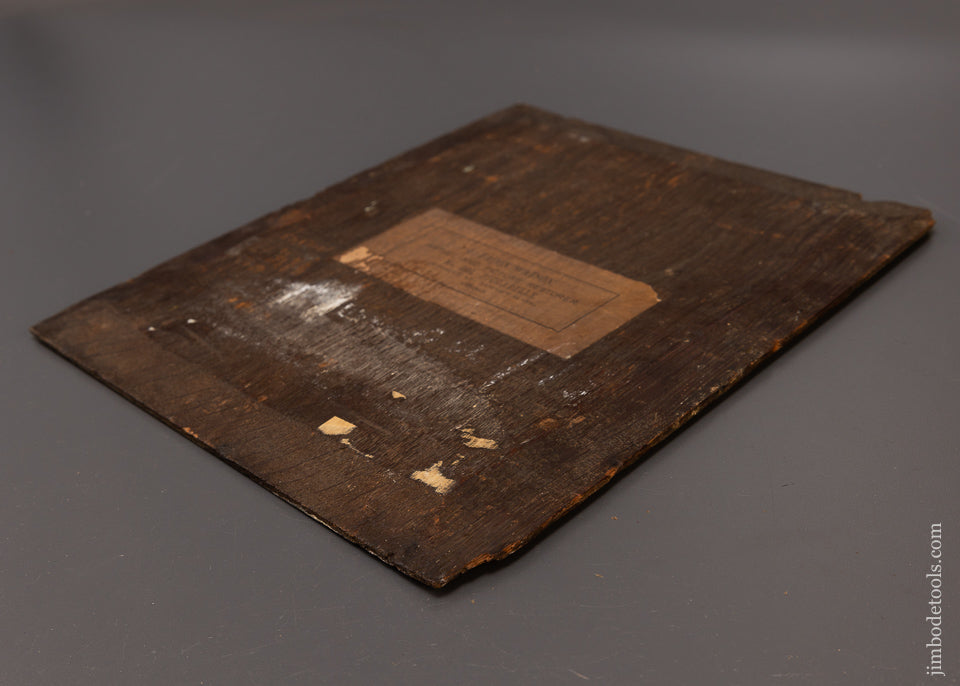 Spectacular Find! 17th CENTURY OIL ON BOARD of a Wood Turner’s Workshop with Lathe Tools - EXCELSIOR 108279