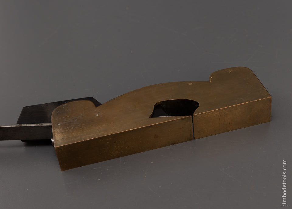 Stunning E. PRESTON Ebony & Gunmetal Low Angle Shoulder Plane - EXCELSIOR 108529