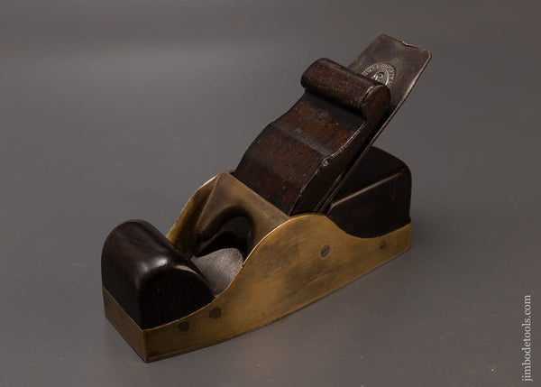 Gorgeous Little 6 1/2 Inch Gunmetal & Rosewood Infill Smooth Plane - EXCELSIOR 108584