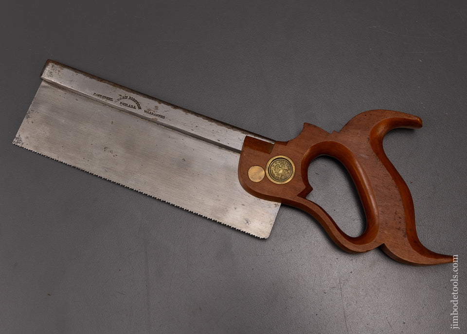 Spectacular HENRY DISSTON (Pre-Son) 8 Inch Dovetail Saw - EXCELSIOR 108621